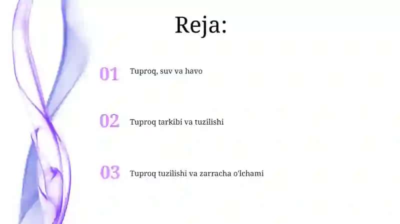 Tuproq va uning tabiiy xususiyatlari 2
