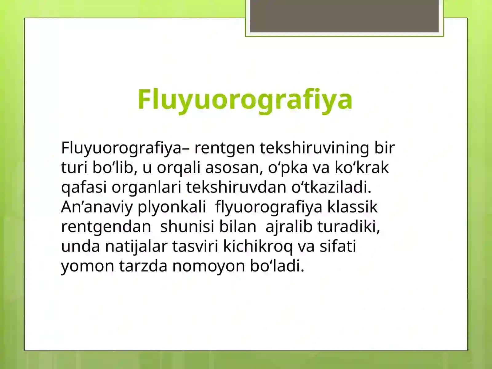 Fluyuorografiya 2