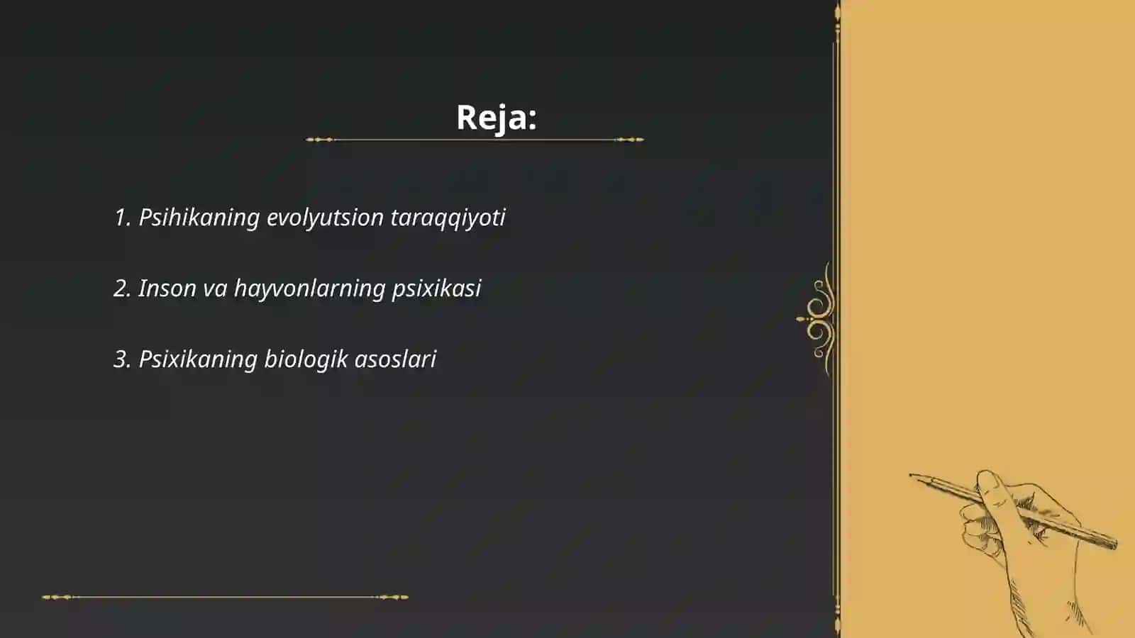 Psihikaning filogenetik taraqqiyoti 2
