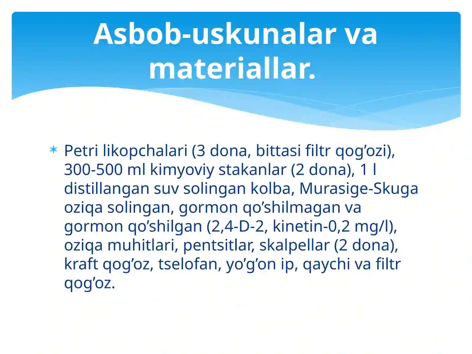 Biotexnologiyada sterlizasiya usullari 2