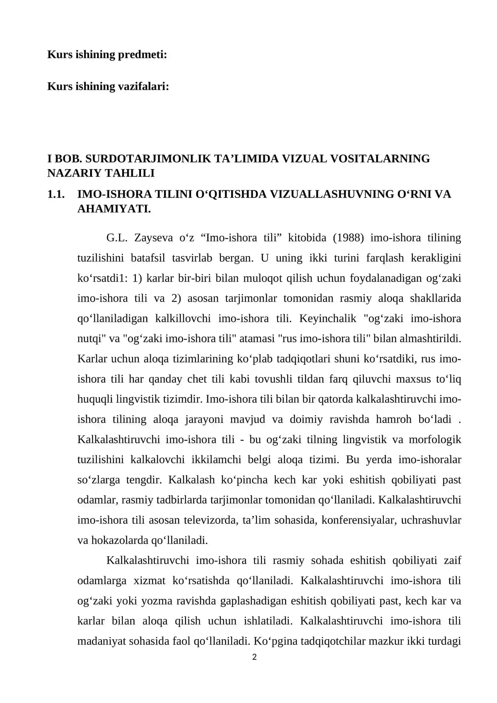 SURDOTARJIMONLIK TA'LIMIDA VIZUAL VOSITALARNING NAZARIY TAHLILI 2