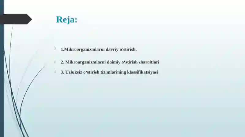 Mikroorganizmlarni o’stirish 2