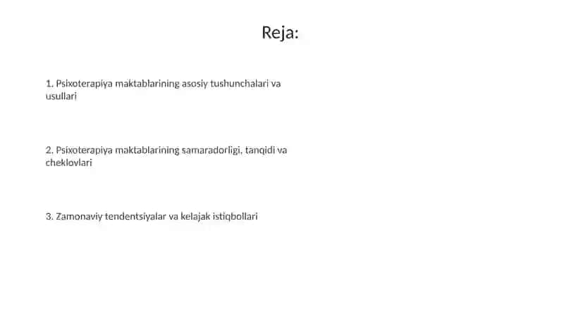 Psixoterapiya maktablari 2