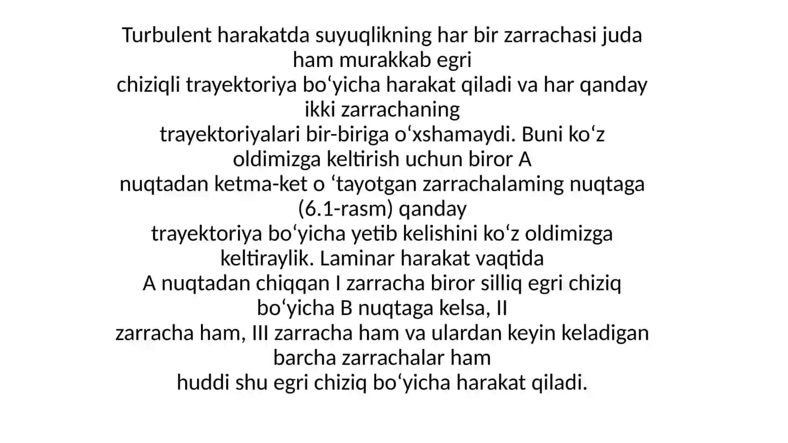 Suyuqliklarning turbulet harakati 2