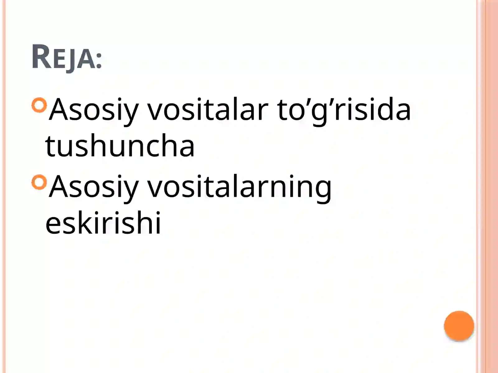 Asosiy vositalar hisobi 2