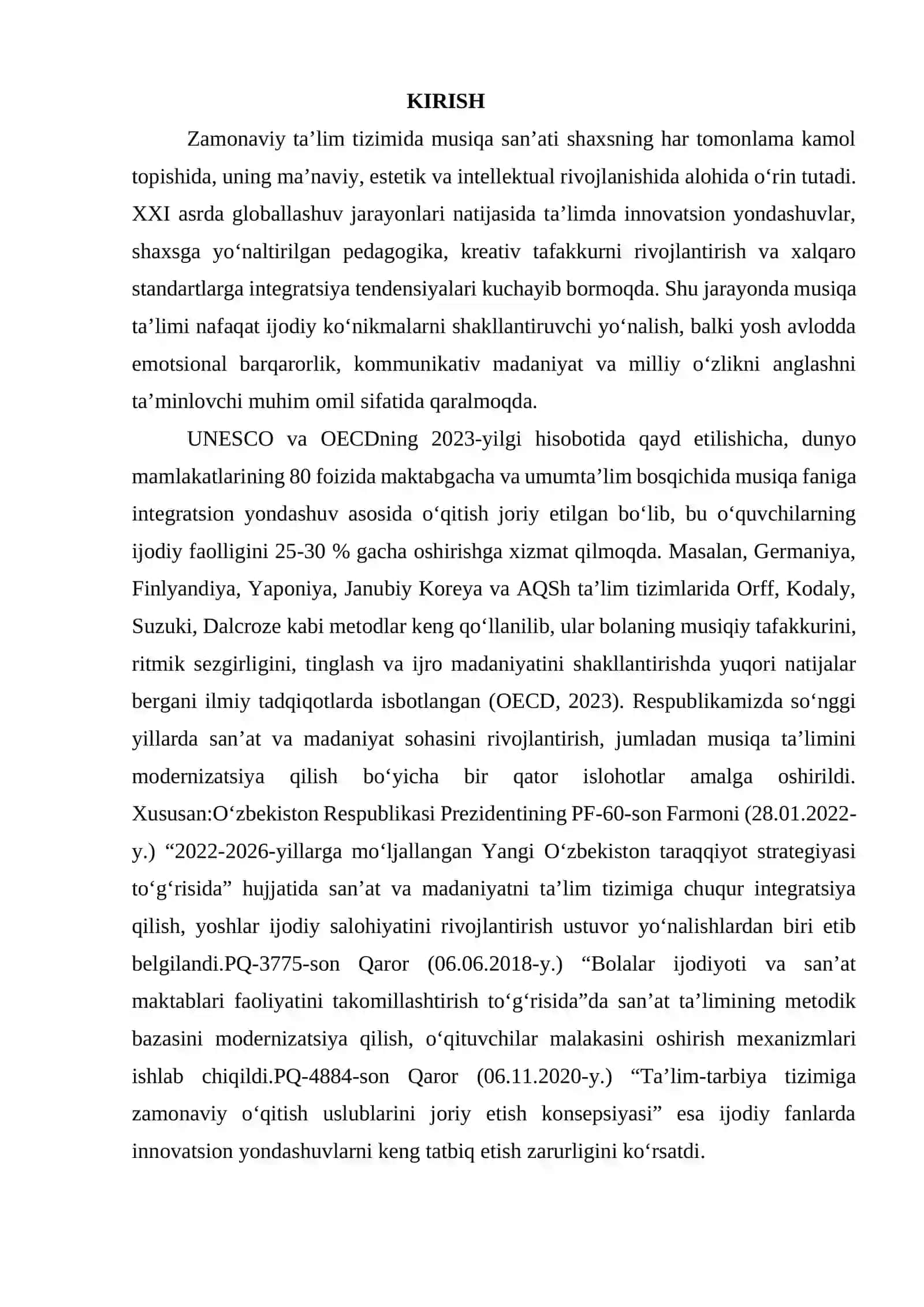 Xorijiy mamlakatlarda musiqa tarbiyasi tizimi 2
