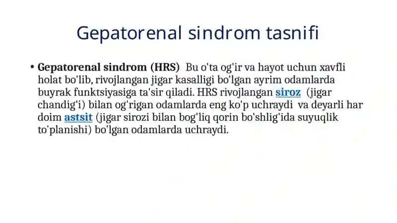 Gepatorenalsindrom 2