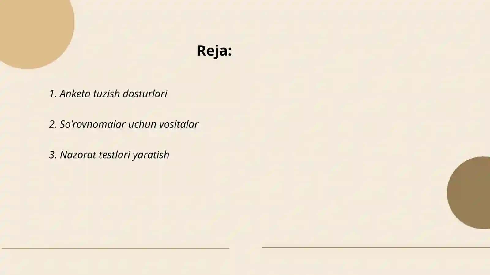 Anketa tuzish dasturlari 2