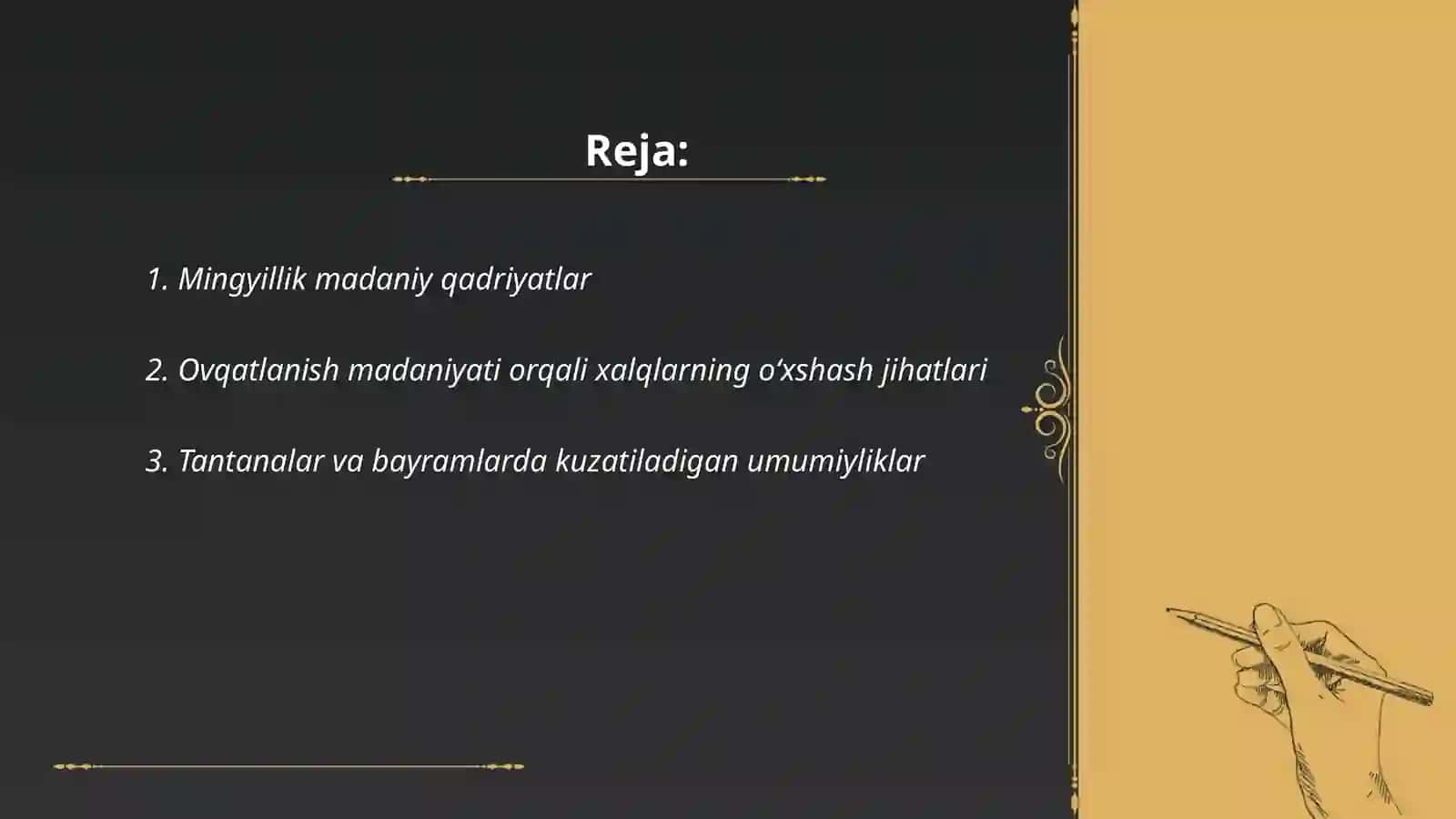 Mingyillik madaniy qadriyatlar 2