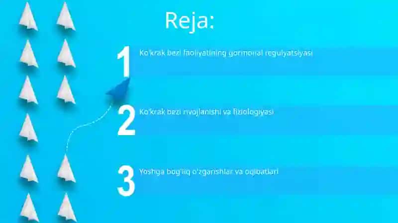 Ko'krak bezining faoliyatini boshqarish 2