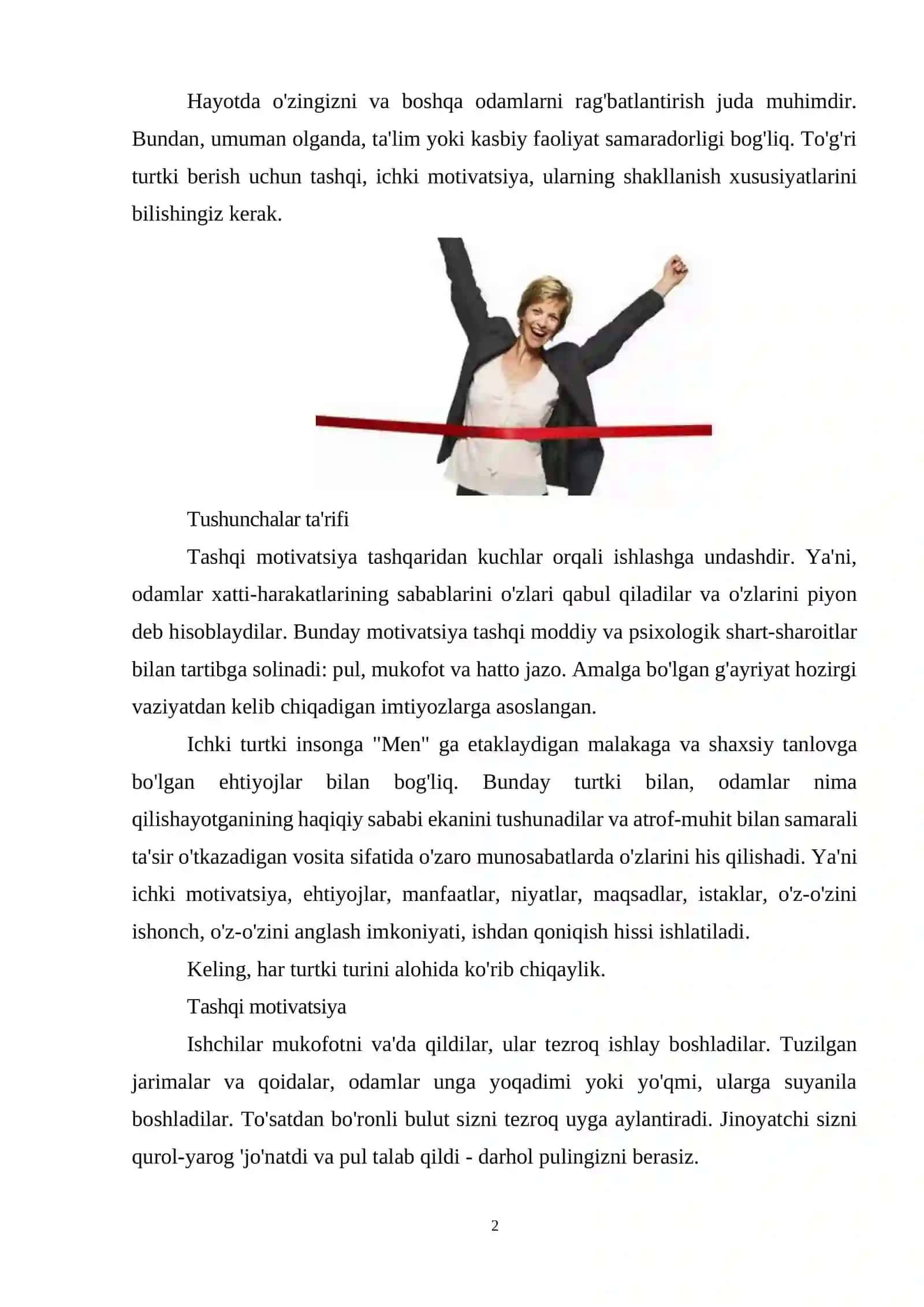 Motivatsiya turlari 2