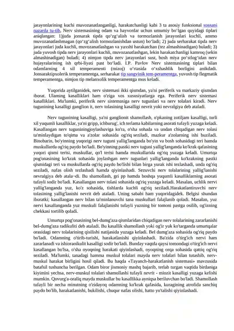 Nerv sistemasi 2