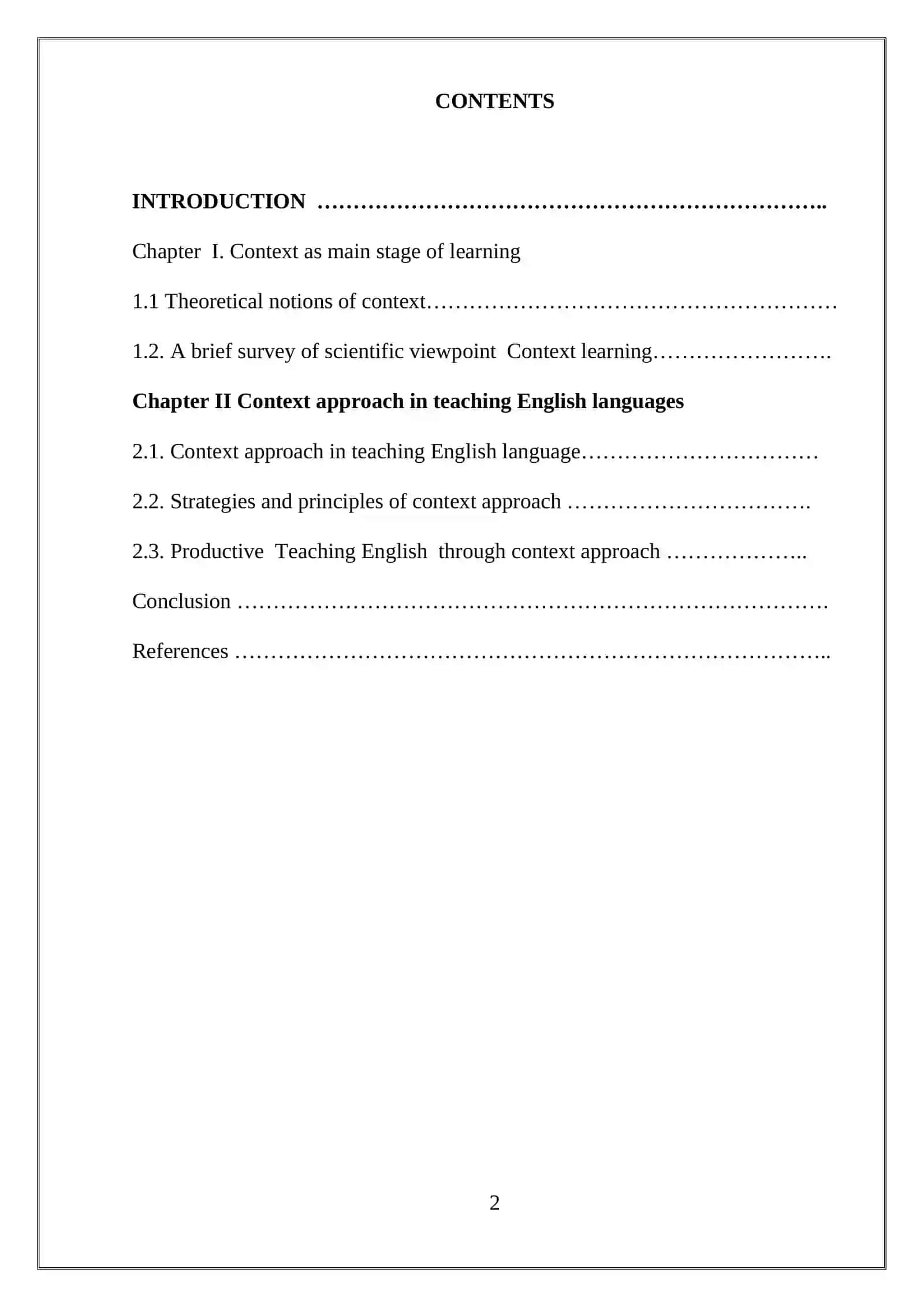 Context-based learning in EFL classes 2