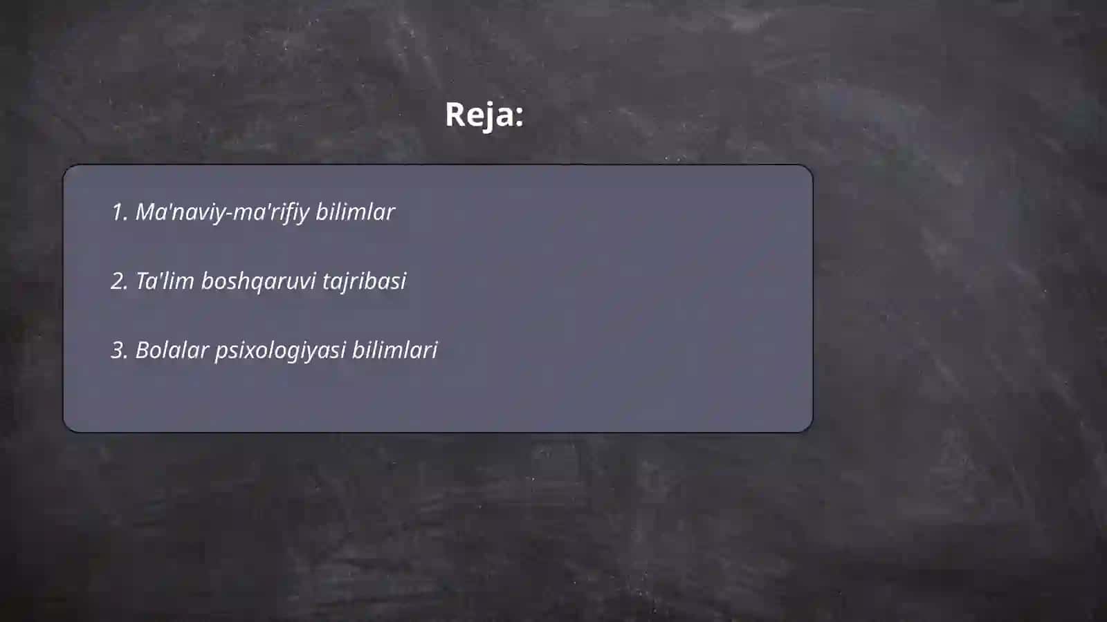 Ma'naviy ma'rifiy bilimlar 2