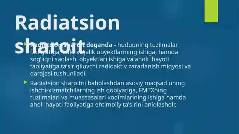 Radioaktiv zararlanish manbalari 2