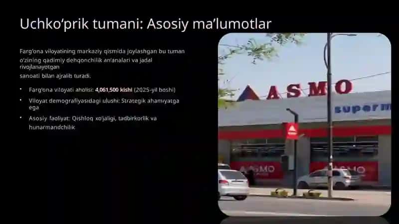 Uchko‘prik tumanida aholi soni va o‘sish  dinamikasi 2