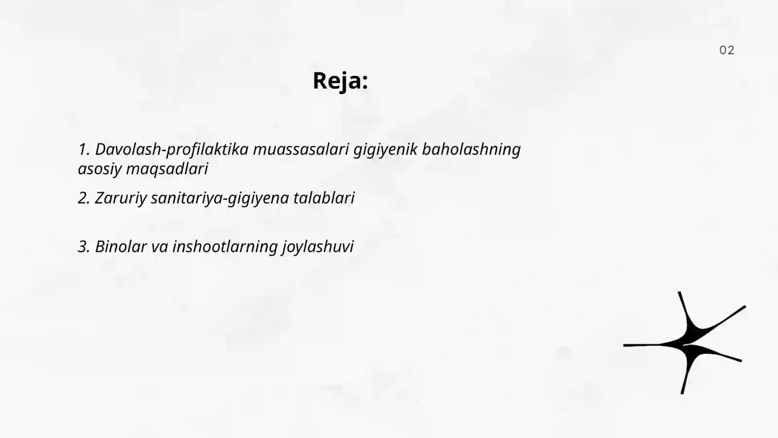 Davolash-profilaktika muassasalari gigiyenik baholash 2