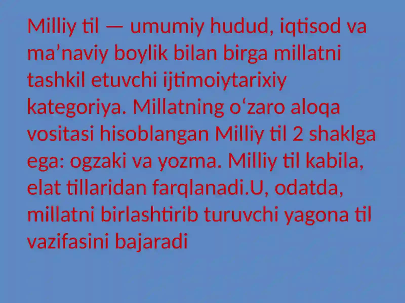 Milliy va adabiy til 2