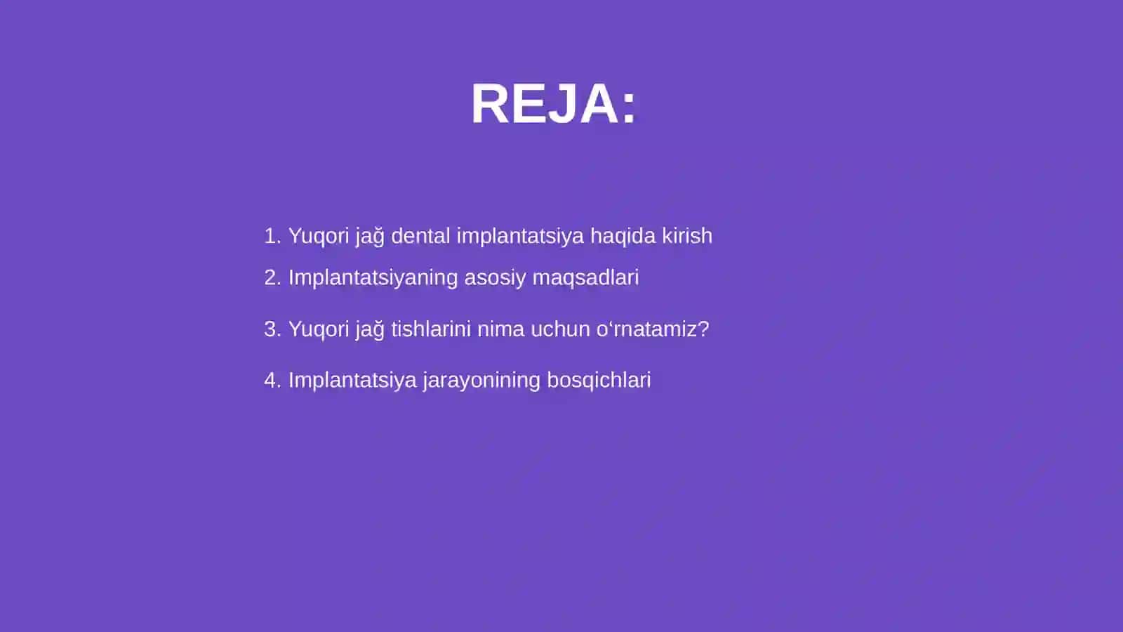 Yuqori jağ dental implantatsiya 2