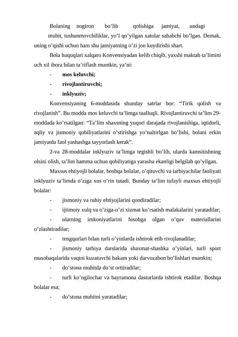 Inklyuziv Ta’lim va Texnologiyalari 2