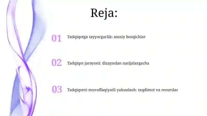 Dastlabki ilmiy tadqiqotni yozish 2