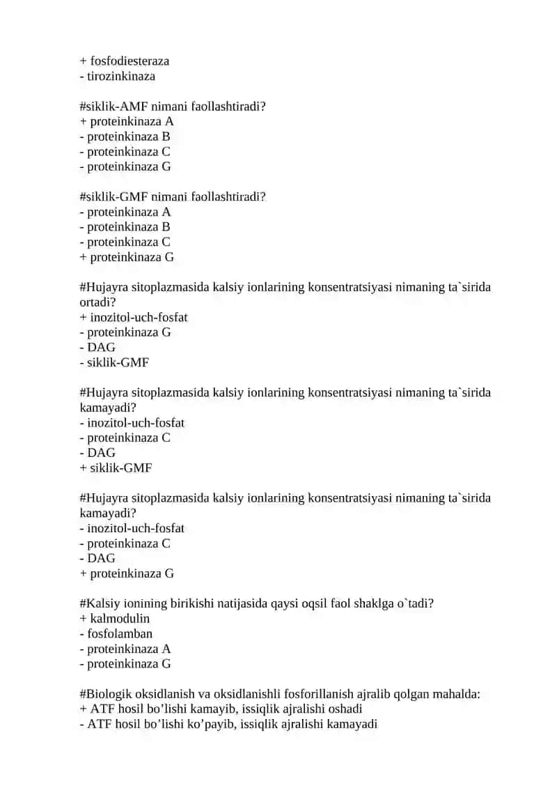 Hujayra ichi retseptorlari 2