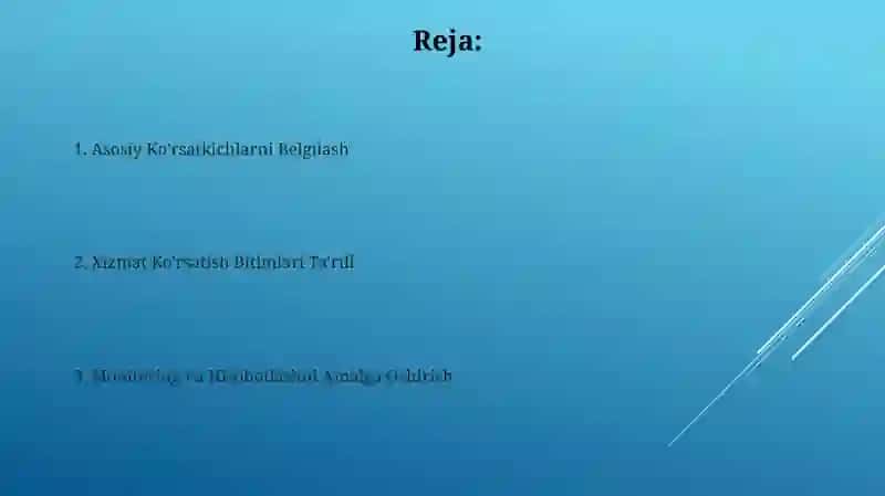 Xizmat Ko'rsatish Bitimlari Ta'rifi 2