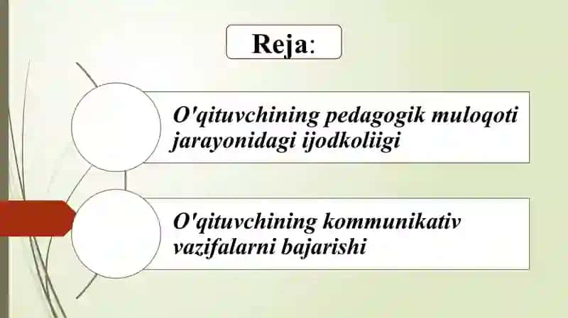 O’qtuvchining kasbiy faoliyatida muloqot tizim 2