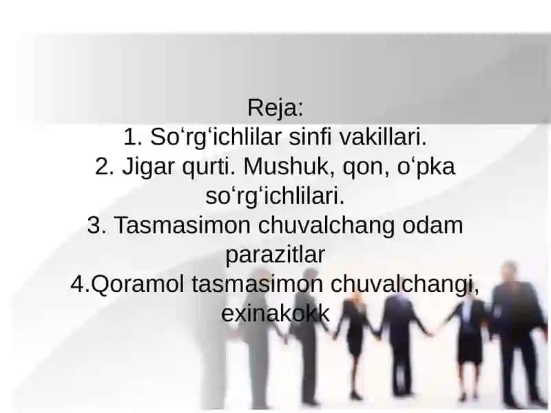Soʻrgʻichlilar sinfi vakillari 2