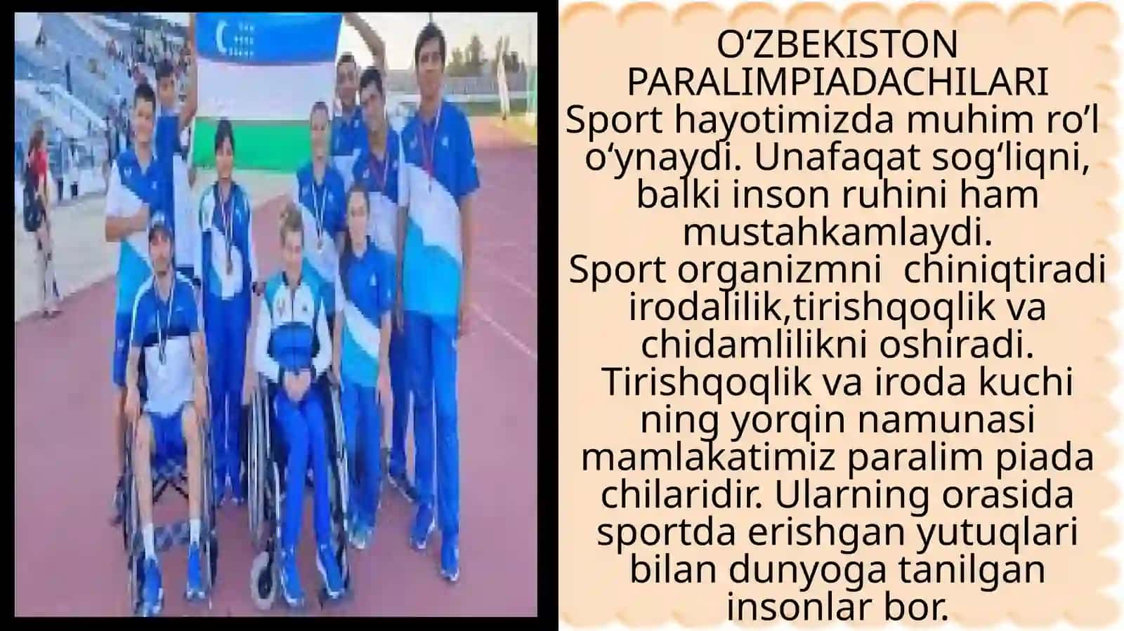 PARALIMPIYAQO’MITASI SPORTCHILARI 2