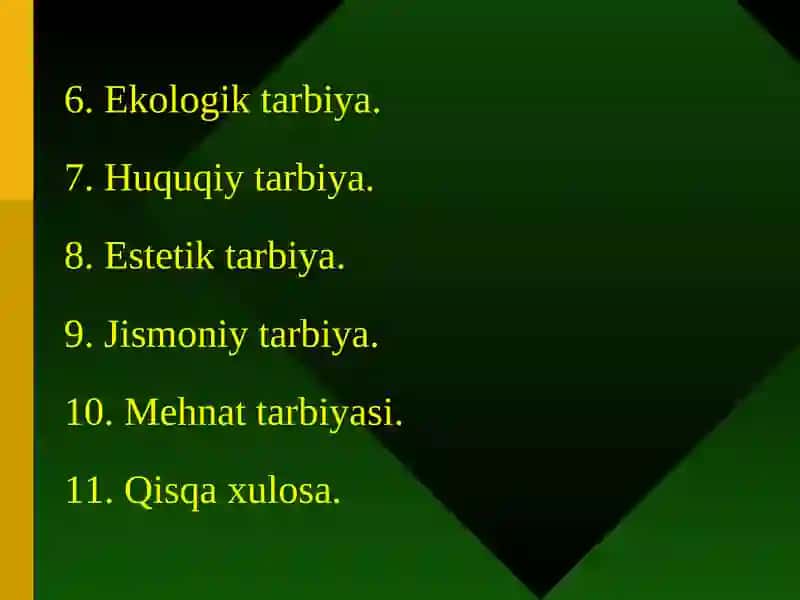 TARBIYA METODLARI VA FORMALARI 2