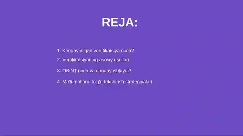 Kengaytirilgan vertifikatsiya va osint 2