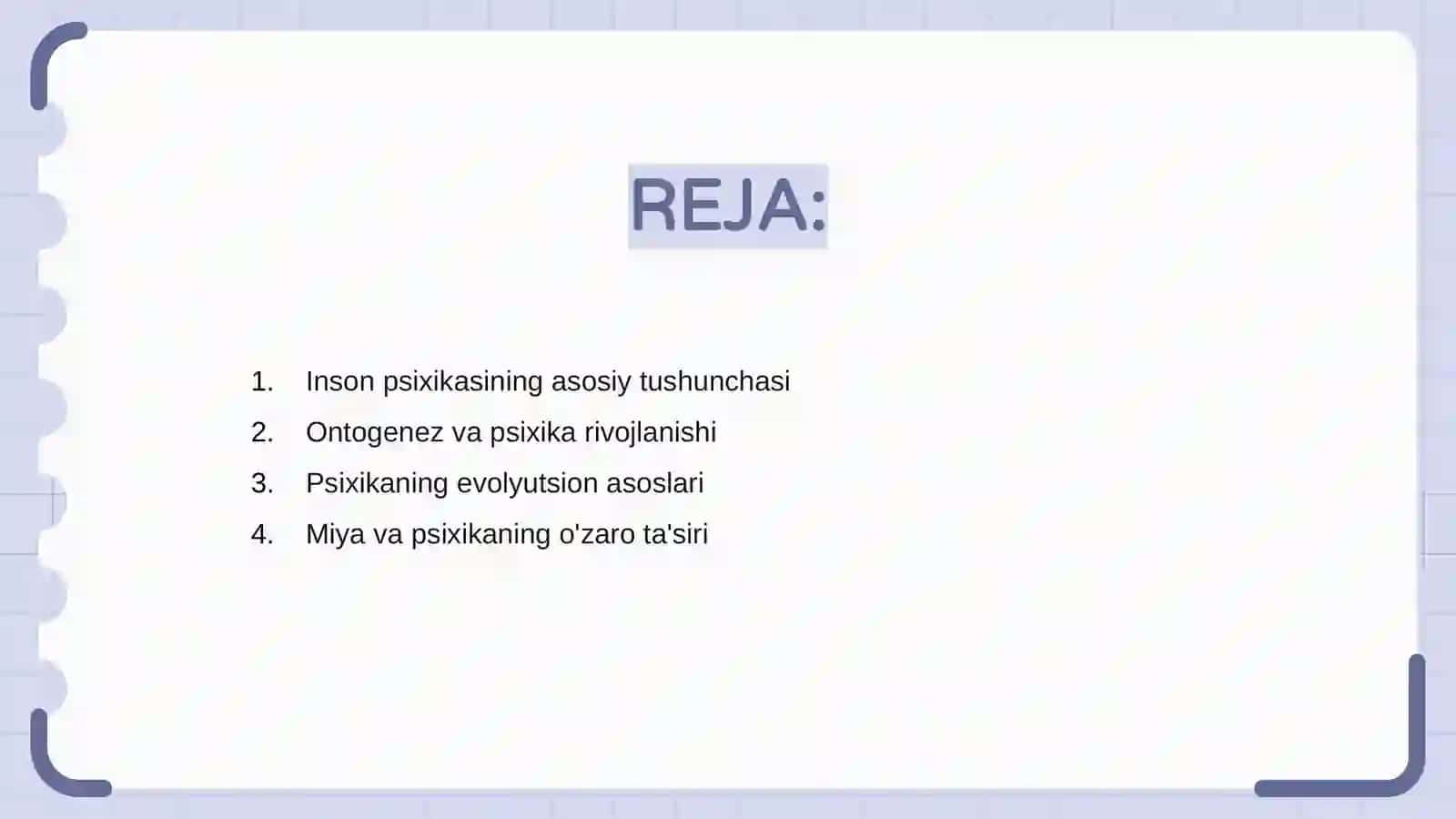 Inson psixikasining ontogenezda rivojlanishi 2