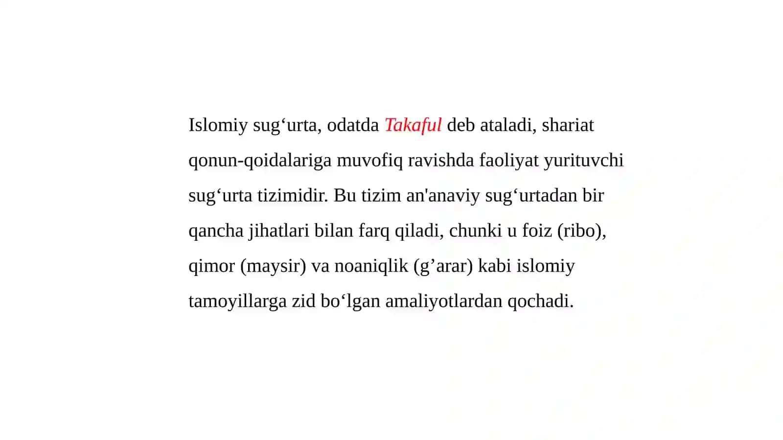Islomiy sug‘urta 2