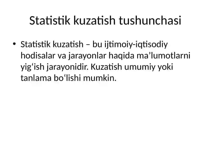 Tanlamakuzatish (Statistikafanidan) 2
