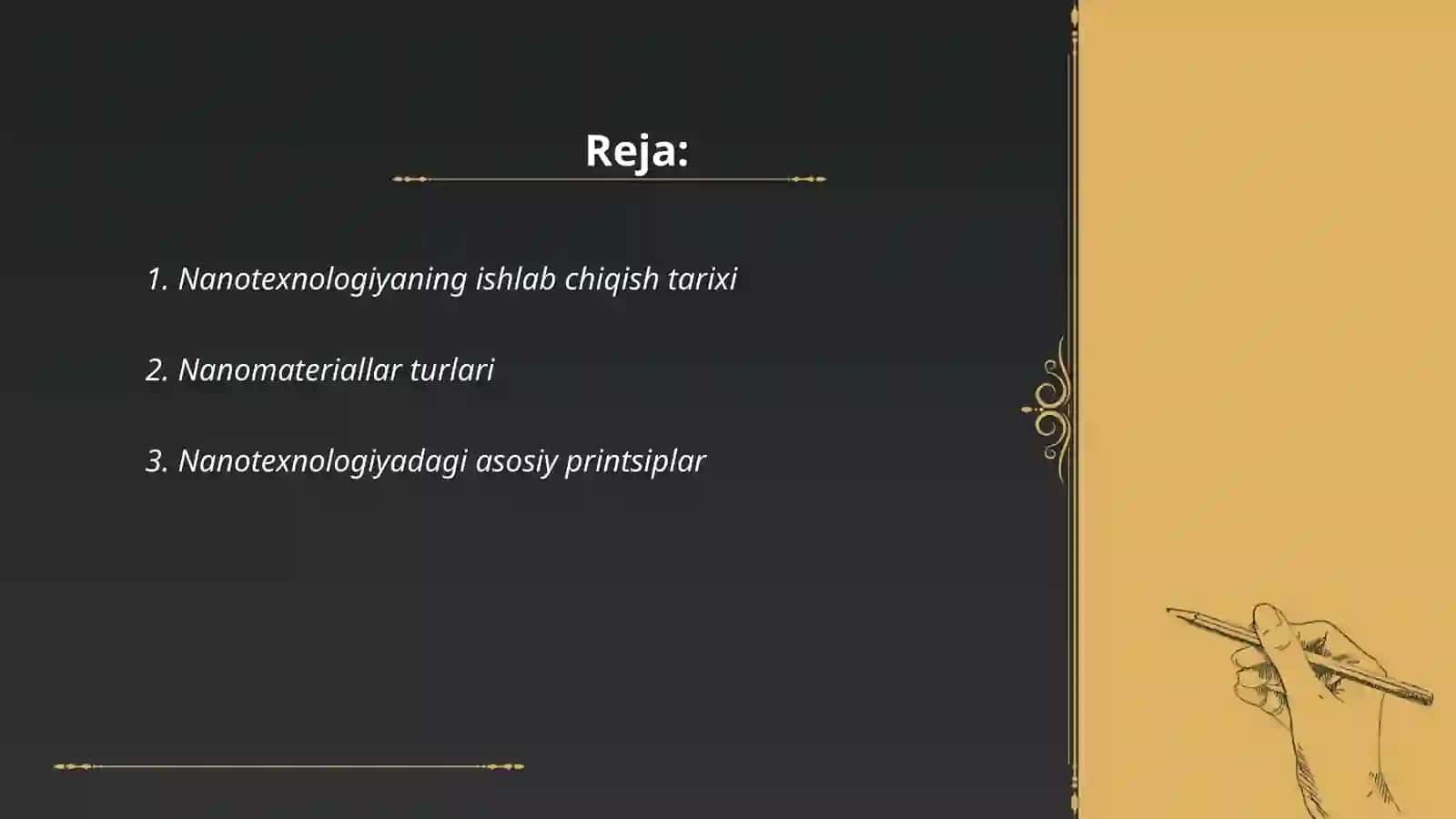 Nanotexnologiyalar va uning kattaliklari 2