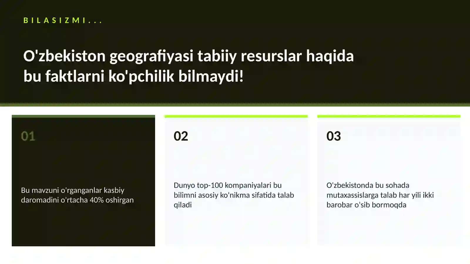 O'zbekiston geografiyasi tabiiy resurslar 2