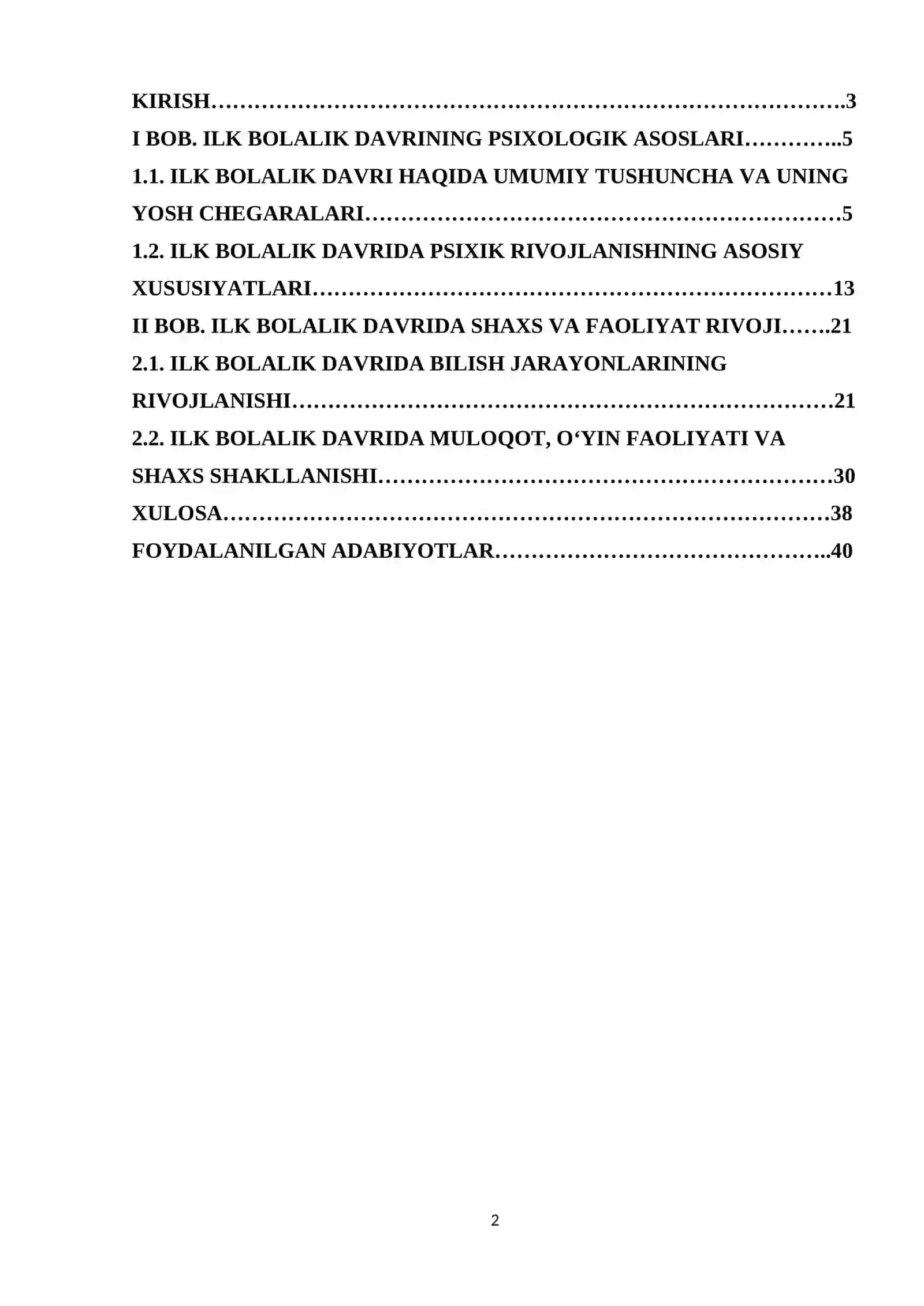 Ilk bolalik davri psixologik xususiyatlari 2