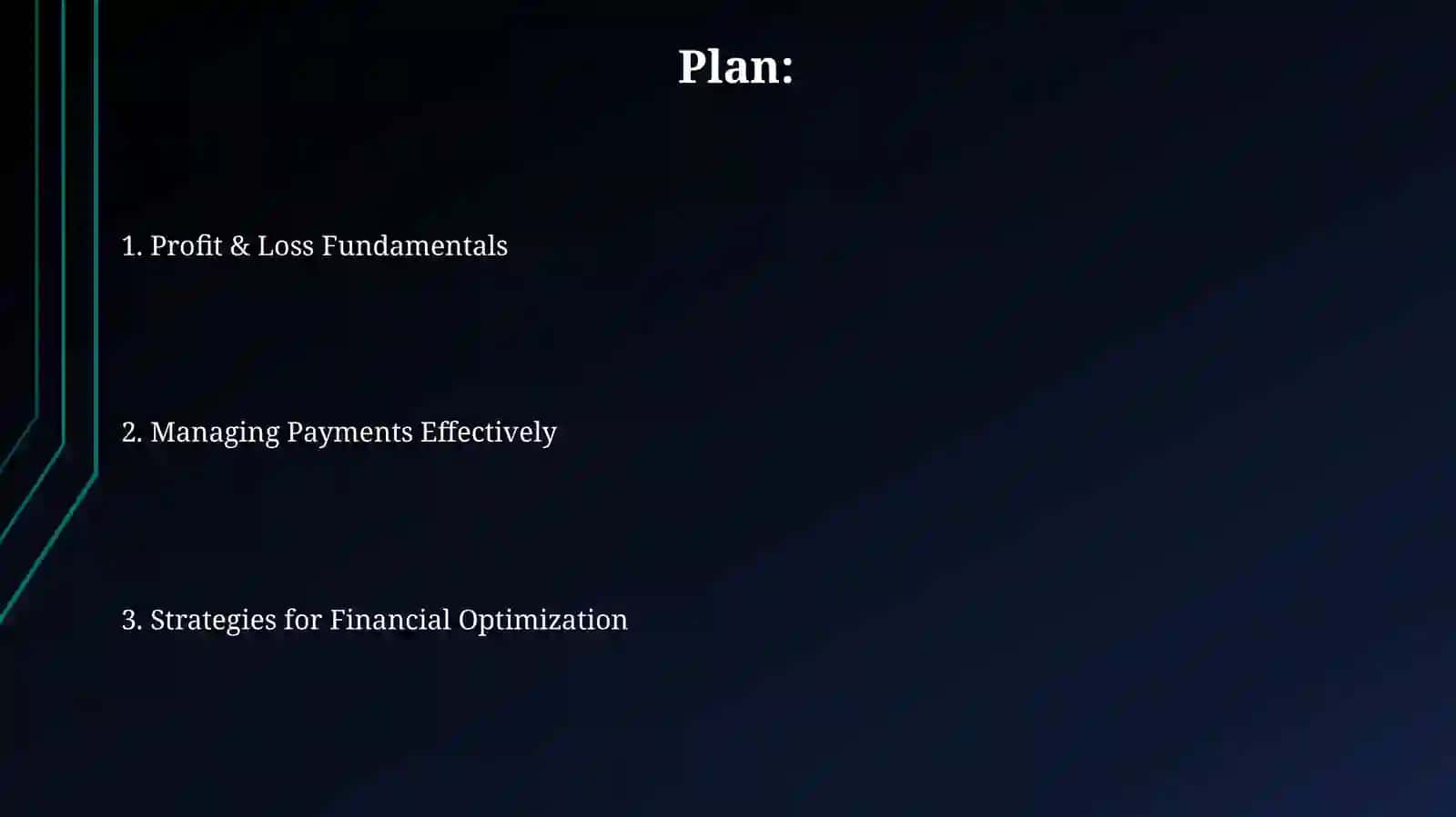 Proft loss and payment 2