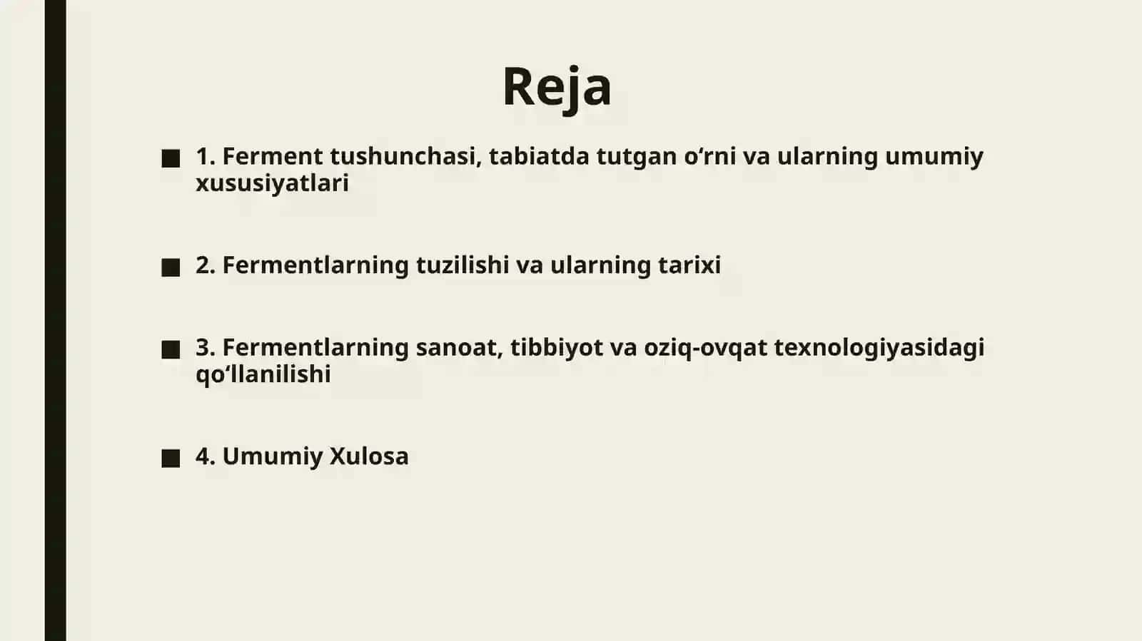 Fermentlar va Ularning Turlari Sinflanishi 2