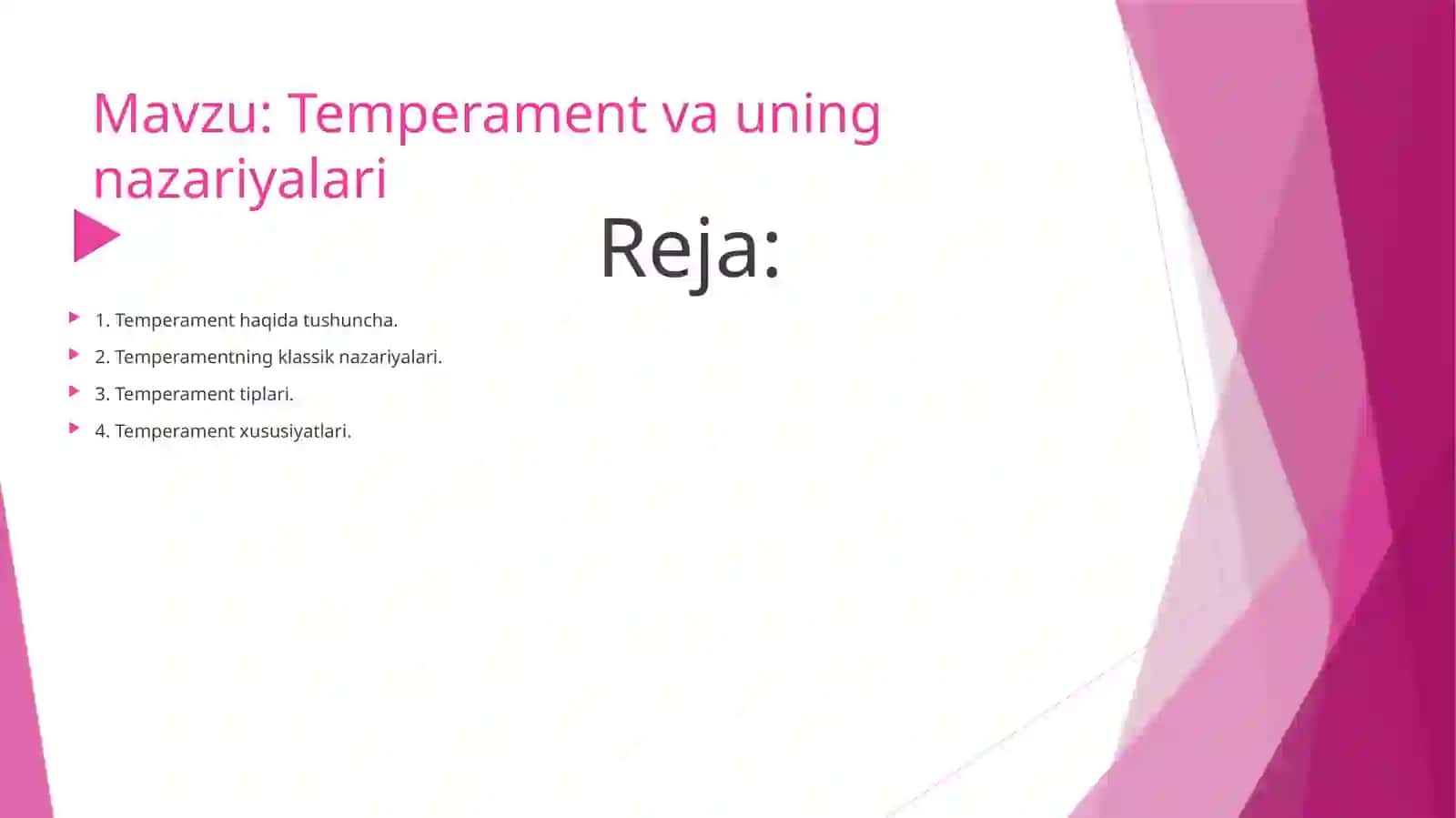 Temperament va uning nazariyalari 2
