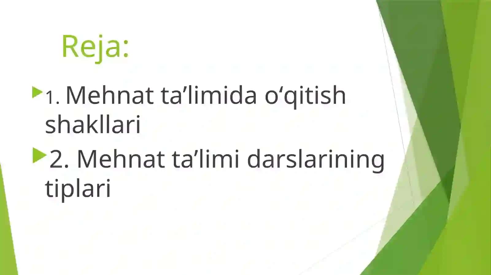 Mehnat ta'limining shakl va metodlari 2