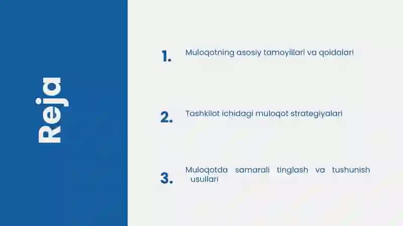Muloqotning asosiy tamoyillari va qoidalari 2