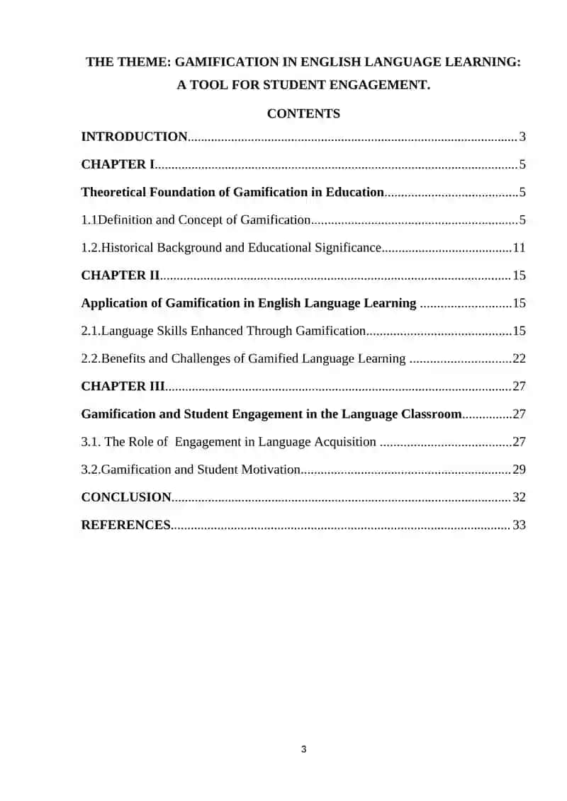 GAMIFICATION IN ENGLISH LANGUAGE LEARNING: A TOOL FOR STUDENT ENGAGEMENT 2