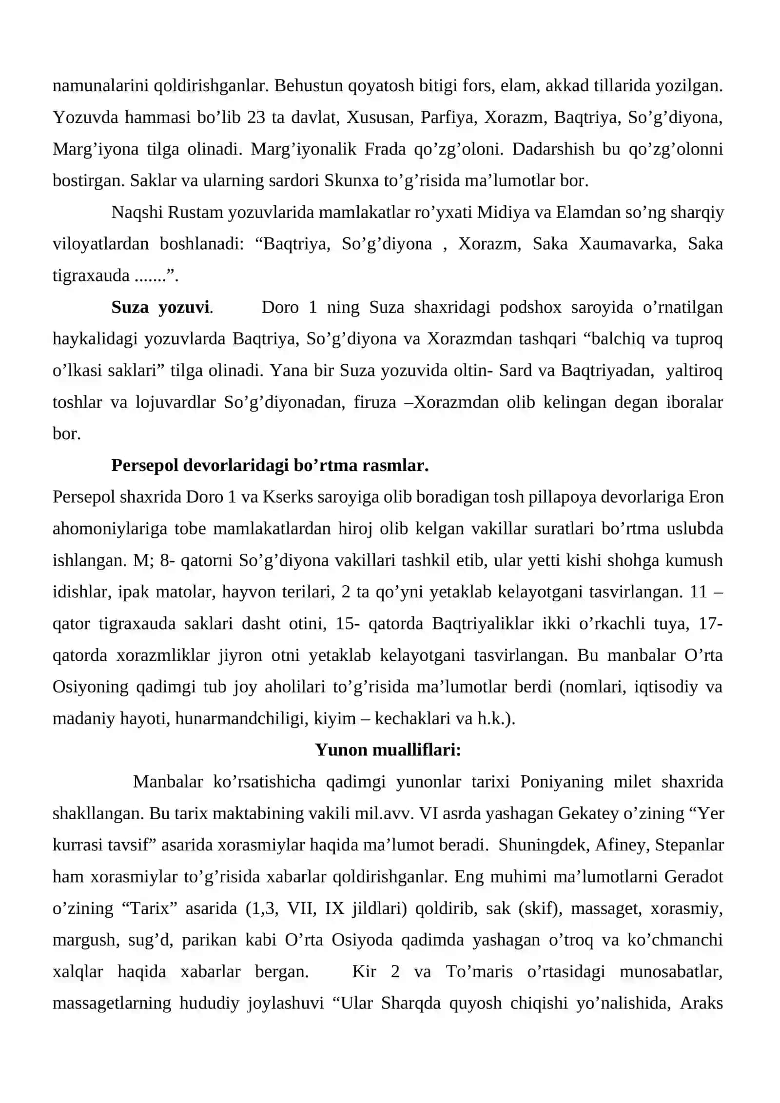 O'rta Osiyoning qadimgi aholisi 2