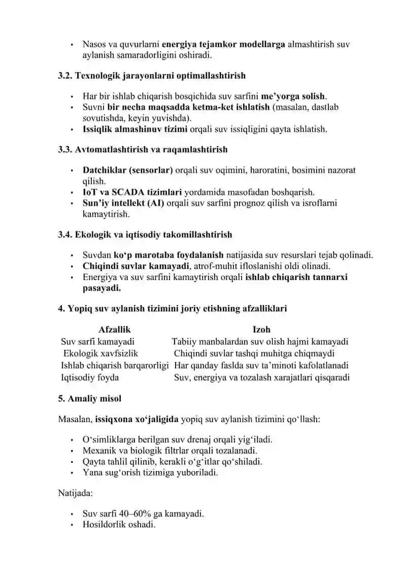 Yopiq suv aylanish tizimi 2