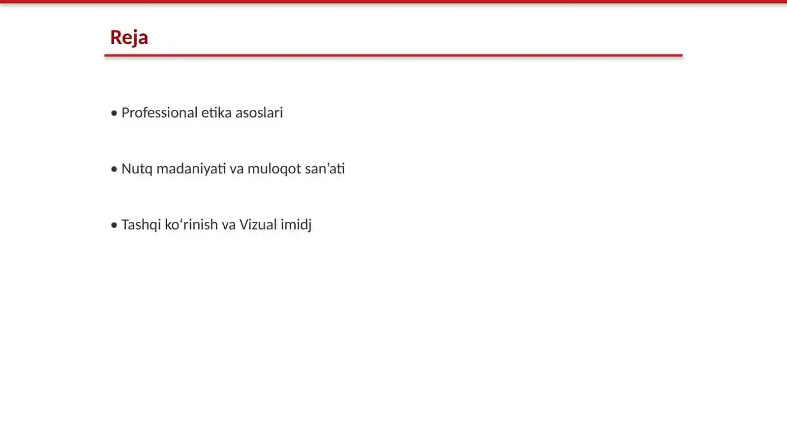 Mutaxassis etikasi va imidjini shakllantirish 2