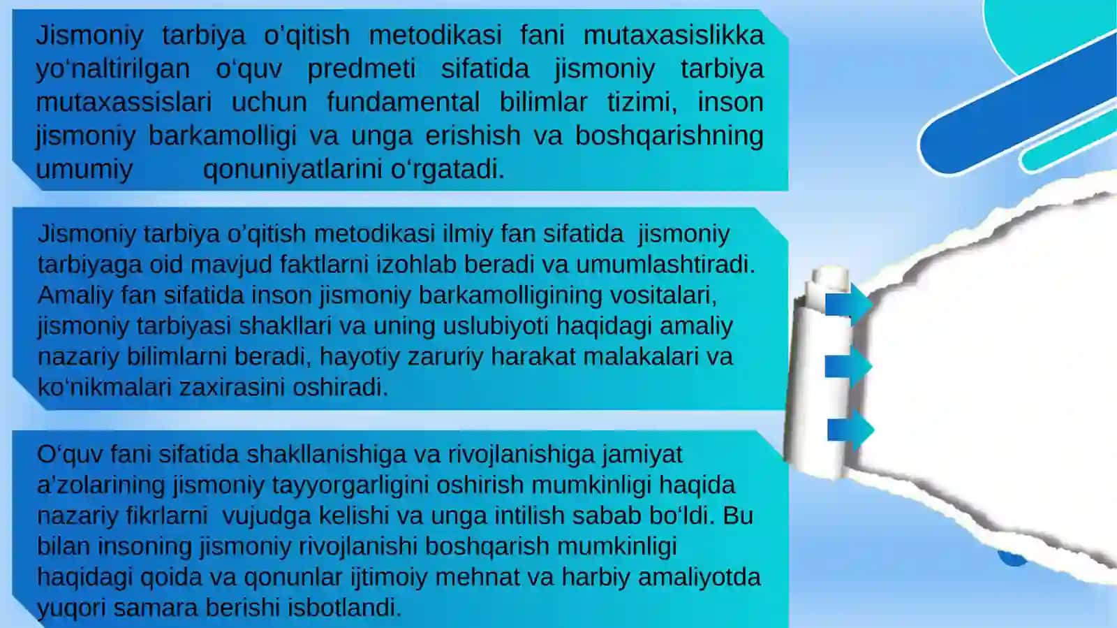 Jismoniy tarbiya o’qitish metodikasi 2