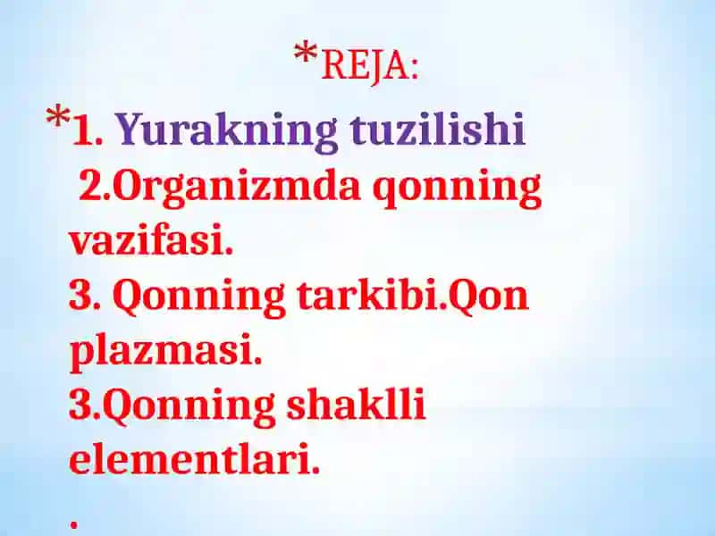Yurak qon tomiri tuzilishi 2