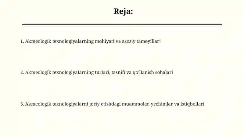 Akmeologik Texnologiyalar 2
